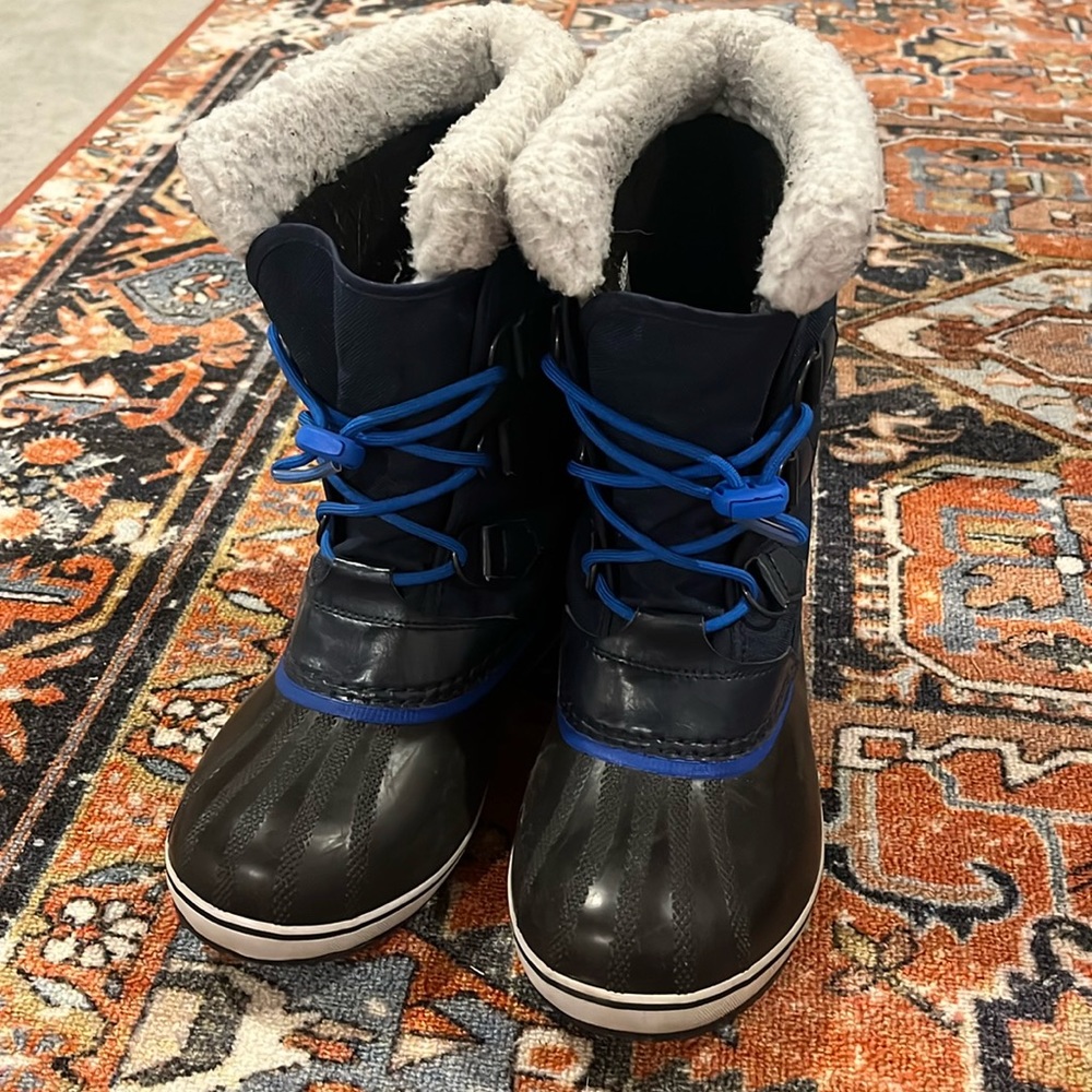 Kids Sorel Yoot Pac Nylon Boots Size 7